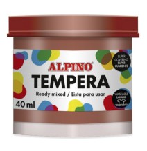 Guašas (tempera) ALPINO 40ml brown