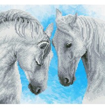 Siuvinėjimo kryželiu rinkinys HORSE PRAYER 27,70x26