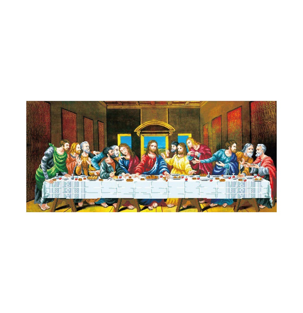 Siuvinėjimo kryželiu rinkinys THE LAST SUPPER 91x41