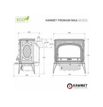 Ketaus krosnelė KAWMET Premium NIKA S5 ECO