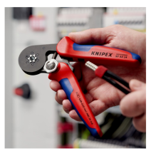 Antgalių užspaudimo replės su savaiminiu susireguliavimu KNIPEX 975314