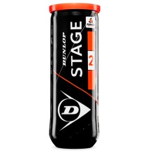 Teniso kamuol. DUNLOP STAGE 2 ORANGE 3-tube ITF