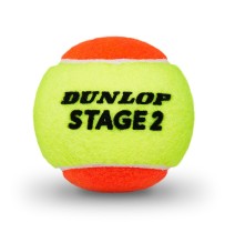 Teniso kamuol. DUNLOP STAGE 2 ORANGE 3-tube ITF