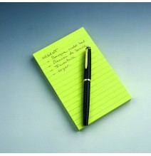 Lipnūs lapeliai Post-it, 102 x 152 mm, 100 lapelių, linijomis, geltona