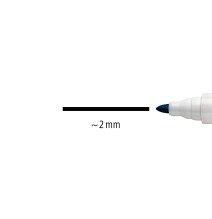 Žymeklis baltai lentai STAEDTLER LUMOCOLOR 351, 2 mm, MĖLYNA