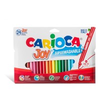 Flomasteriai CARIOCA JOY, 24 vnt.