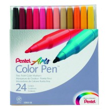 Flomasteriai PENTEL ARTS S360 24 spalvų, 1-2 mm