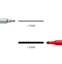 Dvipusiai flomasteriai STAEDTLER Noris Club 320, 12 spalvų