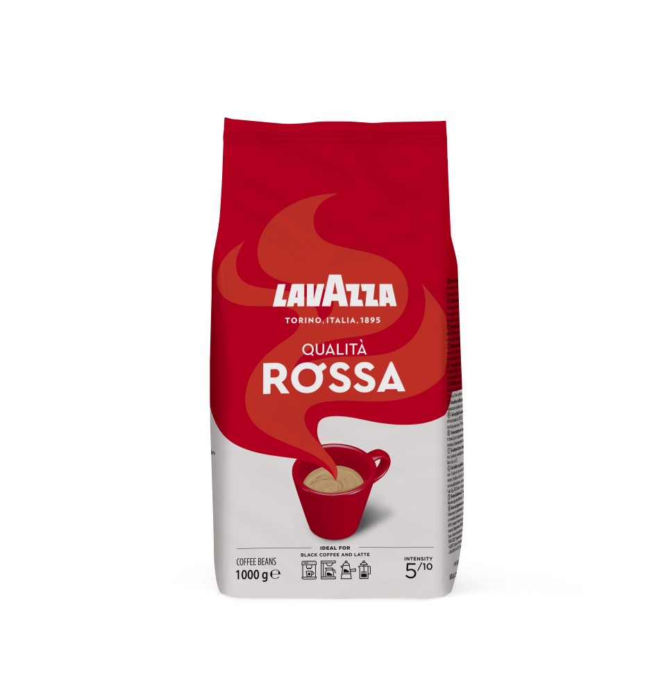 Kavos pupelės LAVAZZA Rossa, 1 kg