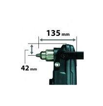 Akumuliatorinis kampinis gręžtuvas MAKITA DA001GZ