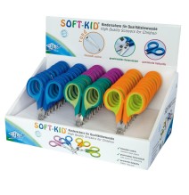 Žirklės WEDO SOFT-KID, 11,5 cm, apvalios, gumuota rankena