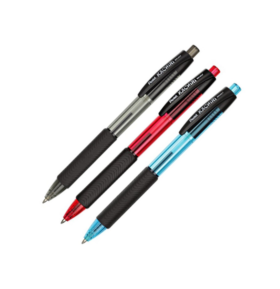 Automatinis tušinukas PENTEL KACHIRI 0.7mm, juodos spalvos tušas