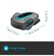 Gardena 15108-35 SILENO life 1500 m² Robotas vejapjovė