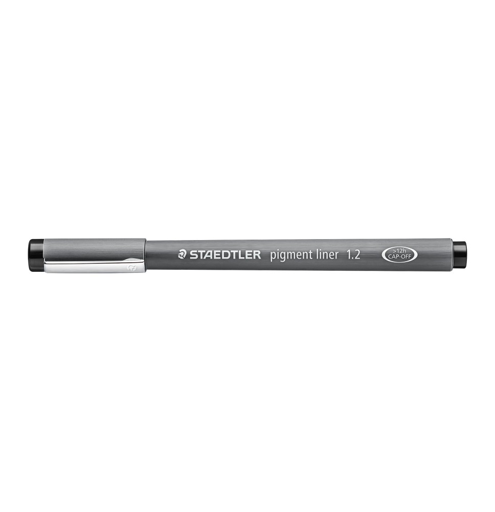 Vienkartinis rašiklis STAEDTLER PIGMENT LINER, 1,2 mm, juodas rašalas