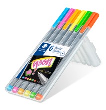 Flomasterio-tipo rašiklių rinkinys STAEDTLER TRIPLUS™ NEON COLOURS, 0,3 mm