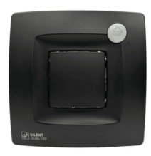 Ventiliatorius SILENT DUAL 100 MATT BLACK 5210021200 220240V 50HZ RE