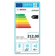 Šaldiklis Bosch GSV36VWEV