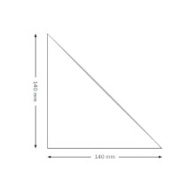 Lipnūs trikampiai 140x140 120mic.