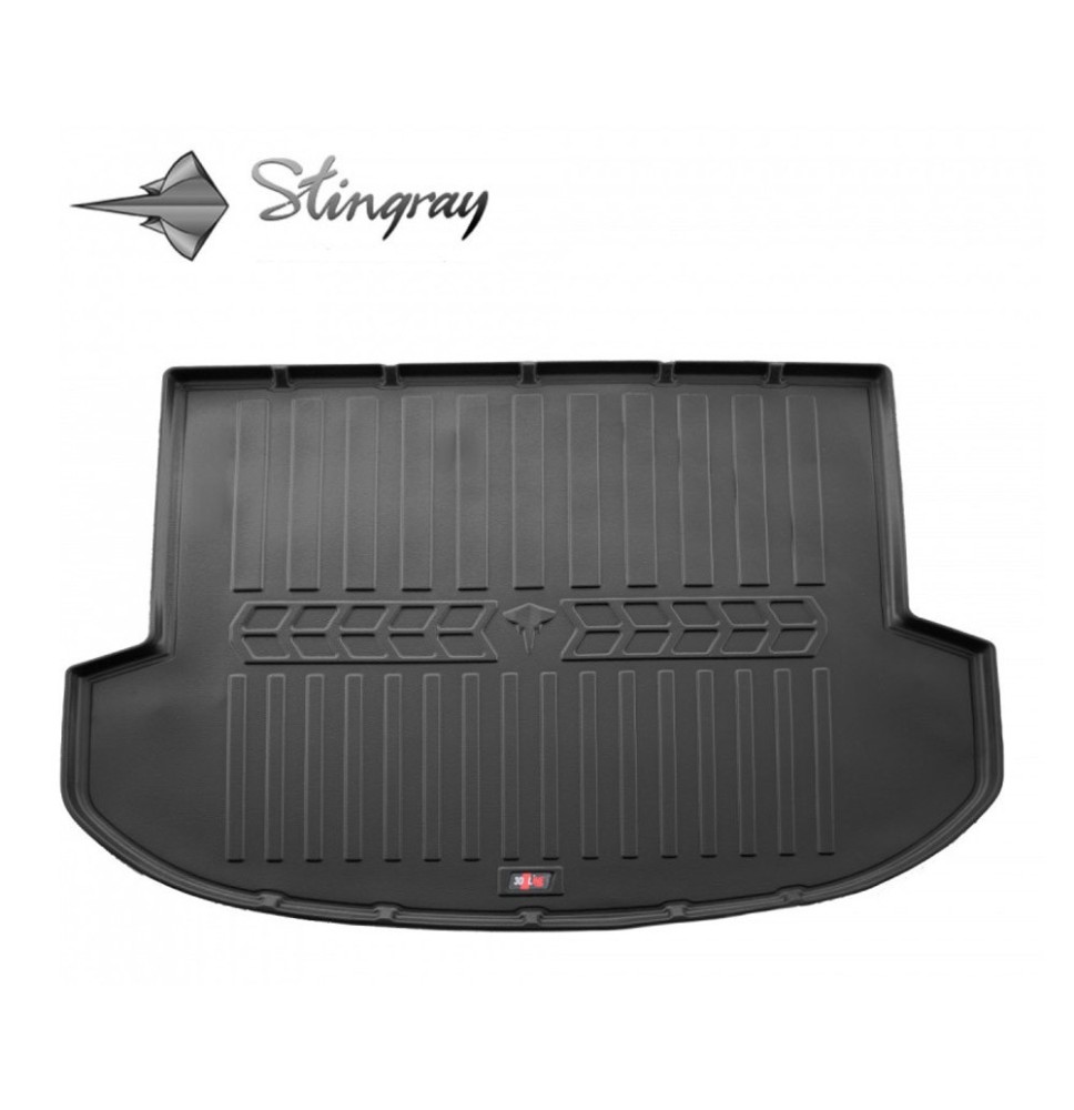 Guminis bagažinės kilimėlis HYUNDAI Santa Fe IV TM 2020+  (5) black /6009121