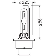 Lemputės Osram D2S NIGHT BREAKER LASER +200% | 66240XNN | 3 metai garantija