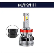 LED H8/H9/H11 lemputės 2vnt. +500% super light CANBUS