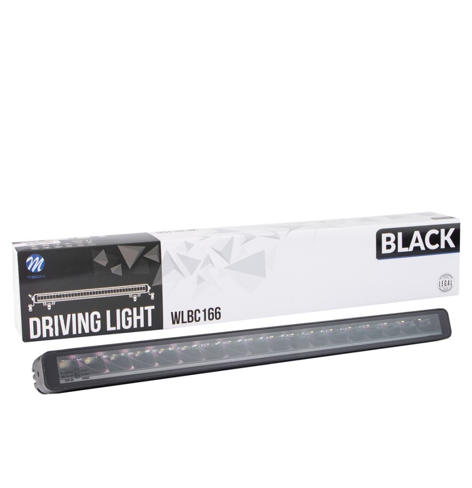 LED Bar žibintas M-TECH BLACK SERIES 18x5W 12-48V 90W 21,1", Dynamic position light