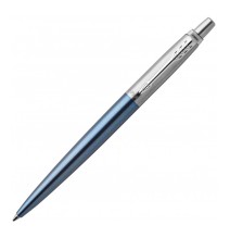 Automatinis tušinukas Parker Jotter Waterloo Blue CT Medium Blue.  Su dovanų dėžute