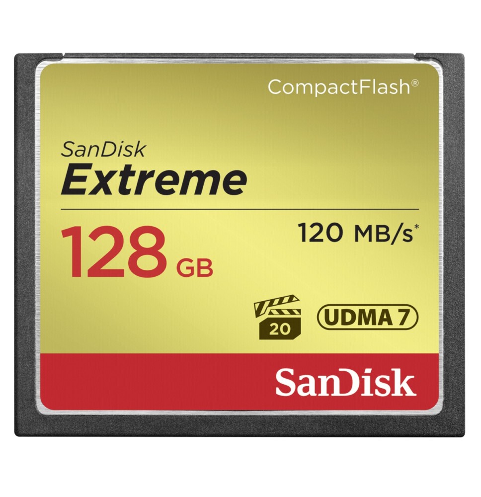 SanDisk Extreme CF 128GB 120MB/s UDMA7 SDCFXSB-128G-G46