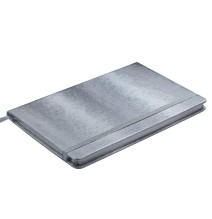 Knygutė INGOT 125x195mm 80lap lang silver