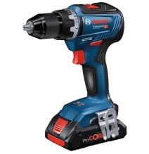 Akumuliatorinis suktuvas-gręžtuvas BOSCH GSR 18V-55 2x4,0Ah