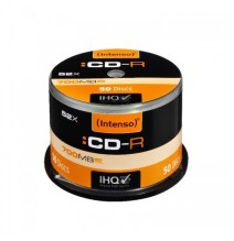 1x50 Intenso CD-R 80 / 700MB 52x Speed, Cakebox