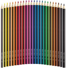 Spalvoti pieštukai STAEDTLER NORIS COLOUR 185, 24 spalvos