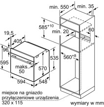 Orkaitė Bosch HBA534EB0