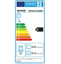 Įmotuojama orkaitė su pirolize Gorenje BPSA6747A08BG