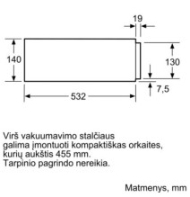 Įmontuojamas vakuuminis stalčius Neff N29XA11Y1