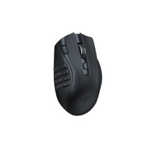 Razer Naga V2 HyperSpeed Belaidė žaidimų pelė RF Wireless+Bluetooth, 30000 DPI, Juoda