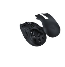 Razer Naga V2 HyperSpeed Belaidė žaidimų pelė RF Wireless+Bluetooth, 30000 DPI, Juoda