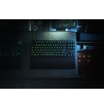 Razer Huntsman V2 Tenkeyless Laidinė žaidimų klaviatūra USB-C, RGB, Clicky Purple Switch, US, Juoda