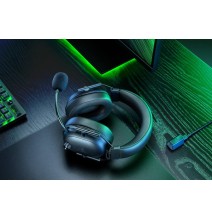 Razer BlackShark V2 HyperSpeed Belaidės/Laidinės žaidimų ausinės Bluetooth, USB-A, Juoda