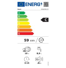 Įmontuojama indaplovė Bosch SPV6ZMX17E