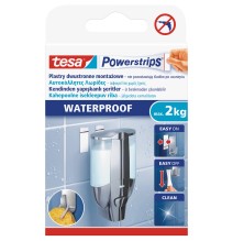 Dvipusio lipnumo nuimamos juostelės TESA Powerstrips Waterproof Strips Large, didelės,atsparios vandeniui, 6vnt.