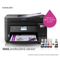 Epson EcoTank L6270 Spausdintuvas rašalinis spalvotas MFP A4 33 ppm USB Wi-Fi Ethernet LAN