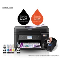 Epson EcoTank L6270 Spausdintuvas rašalinis spalvotas MFP A4 33 ppm USB Wi-Fi Ethernet LAN