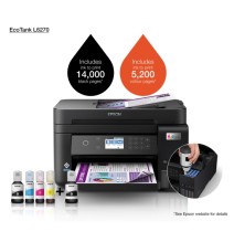 Epson EcoTank L6270 Spausdintuvas rašalinis spalvotas MFP A4 33 ppm USB Wi-Fi Ethernet LAN