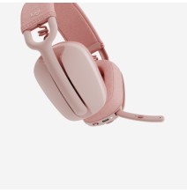 Logitech Zone Vibe 100 Belaidės ausinės, Bluetooth, Rose