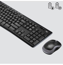 Logitech MK270 Wireless Combo Belaidė klaviatūra + pelė, US Int, Juoda