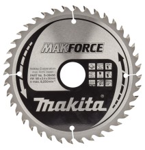 Pjovimo diskas medienai MAKITA Makforce 165x20x2,4mm 40T 20°