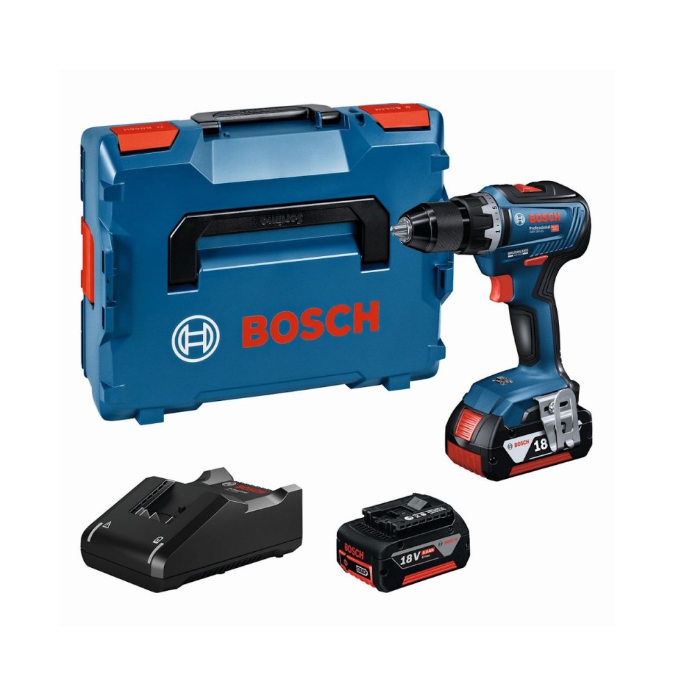 Akumuliatorinis suktuvas-gręžtuvas BOSCH GSR 18V-55 2x5,0Ah