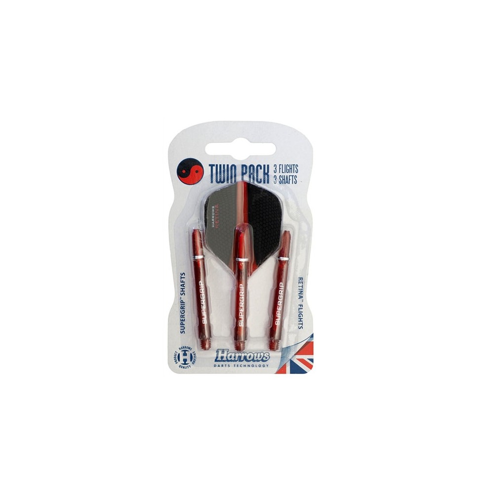 Darts koteliai ir sparneliai SUPERGRIP+RETINA