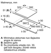 Kaitlentė Bosch PIE611FC5Z